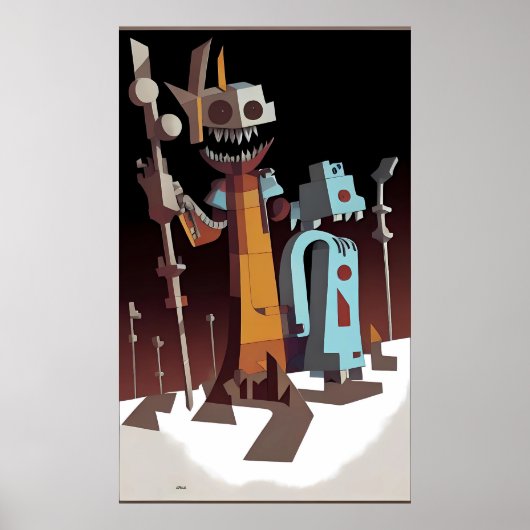 Chatterbox - Ken Gage Surreal Art Poster (Vorne)