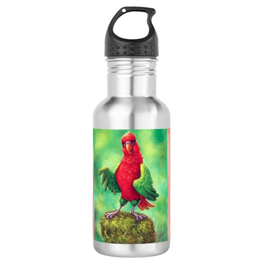 Chattering Lory Water Flasche Edelstahlflasche (Vorderseite)