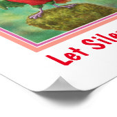 Chattering Lory: Zieh den Schnabel Lassend Stille  Poster (Ecke)