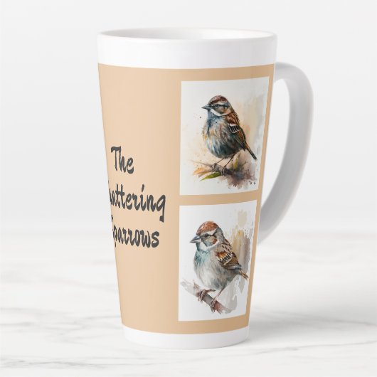 Chattering Sparrows - Mahjongg-Referenz Milchtasse (Rechte Ecke)