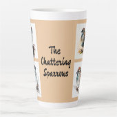 Chattering Sparrows - Mahjongg-Referenz Milchtasse (Vorderseite)