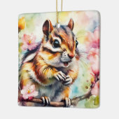 Chattering Spring Chipmunk Keramikornament (Links)