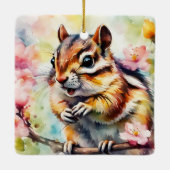 Chattering Spring Chipmunk Keramikornament (Rückseite)