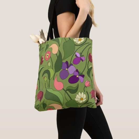 chatternde Blume Tasche (Von Nahem)