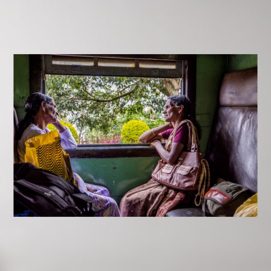 Chatting im Zug Poster (Vorne)