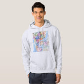 Chattogram Bangladesh City Map Hoodie (Vorne ganz)