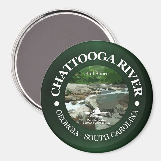 Chattooga River (C) Magnet (Vorderseite/Rückseite)