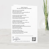 Chatty Belle - Die weltgrößte Talking Cow! Karte (Rückseite)