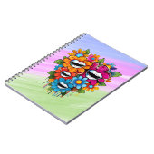 Chatty Blossoms Taza Notizblock (Linke Seite)