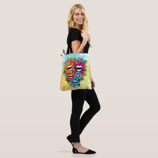 Chatty Blossoms Taza Tasche (Am Model)
