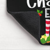 Chatty Christmas Elf Matching Pajama X-mas Party Mousepad (Ecke)