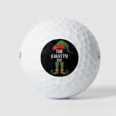 Chatty Elf Familie Matching Group Weihnachten Golfball (Vorderseite)