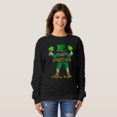 Chatty Leprechaun Boys St Patricks Day Funny Sweatshirt (Vorne ganz)
