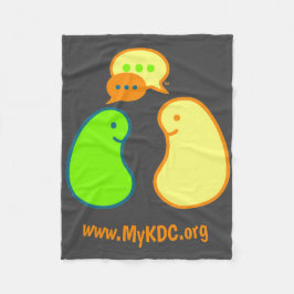 Chatty Nieren-Decke Fleecedecke