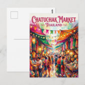 Chatuchak Markt Thailand Postkarte (Vorne/Hinten)