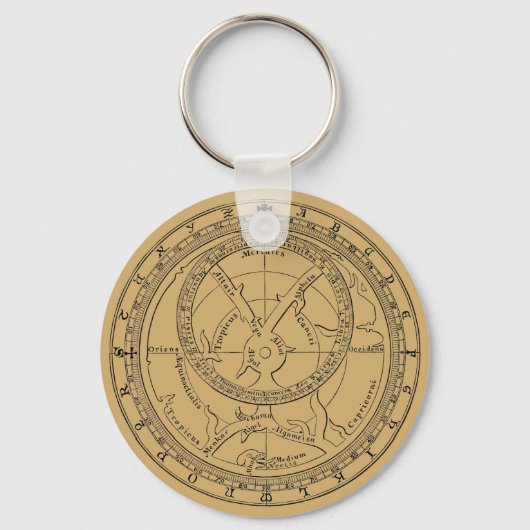 Chaucer Astrolabe ca. 1900 Schlüsselanhänger (Vorderseite)