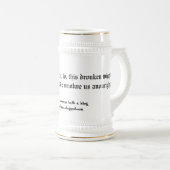 Chaucer-Blog: Dronken Stein! Bierglas (VorderseiteRechts)