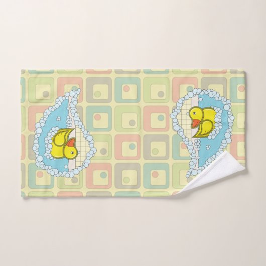 Chaucer das Gummi Duck Handtuch Set (Handtuch)