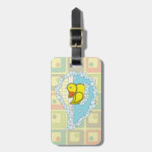 Chaucer der Gepäckmarke "Rubber Duck" Gepäckanhänger (Vorderseite vertikal)