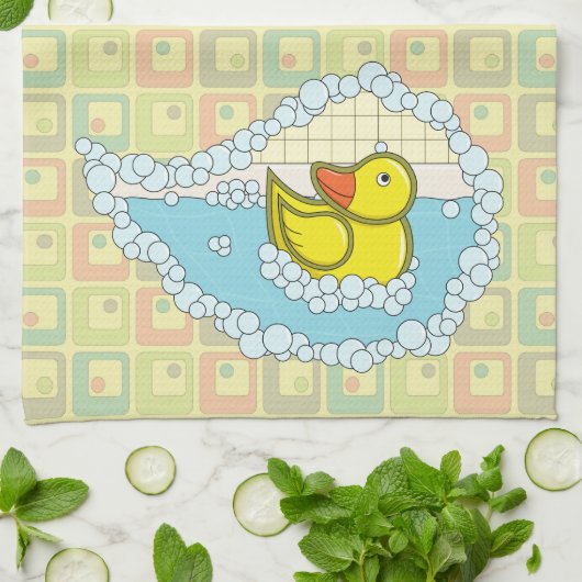 Chaucer der Gumber Duck Küchentuch (Gefaltet)