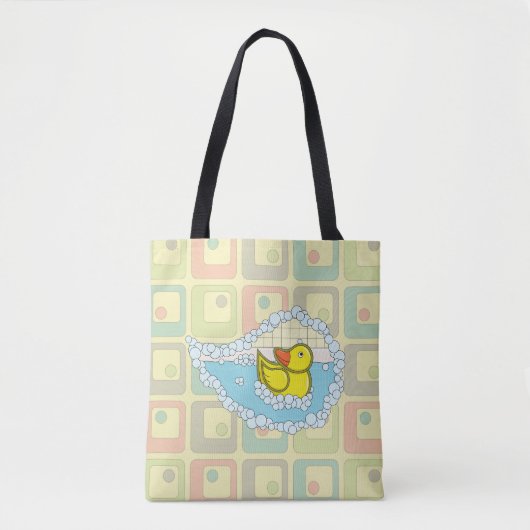 Chaucer der Gummi Duck All-Over-Print-Tasche Tasche (Vorderseite)