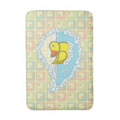 Chaucer der Gummi Duck Bath Mat Badematte (Vorderseite Vertikal)