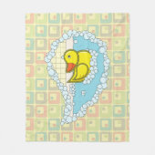 Chaucer der Gummi Duck Fleece Blanket (Vorderseite)