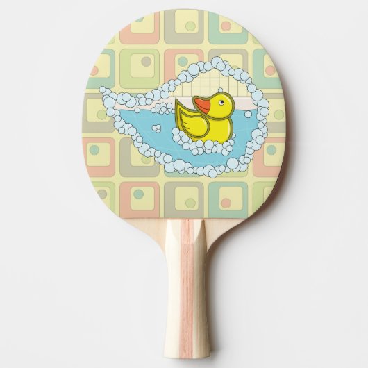 Chaucer der Gummi Duck Ping Pong Paddle Tischtennis Schläger (Vorderseite)