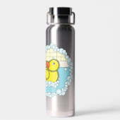 Chaucer der Gummiherde Trinkflasche (Rückseite)