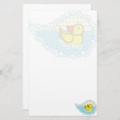 Chaucer der Gummiherden-Geschirr Briefpapier (Vorne/Hinten)