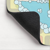 Chaucer der Rubber Duck Mousepad (Ecke)