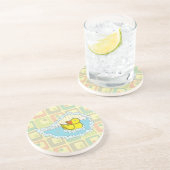 Chaucer der Rubber Duck Sandstone Untersetzer (Seite)