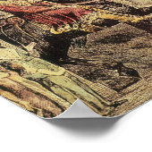 Chaucer-Kanterbury-Pilger Poster (Ecke)