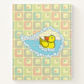Chaucer the Rubber Duck Spiral Notebook Notizblock (Rückseite)
