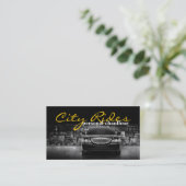 Chauffeur-Autofahrergeschäft Visitenkarte (Stehend Vorderseite)