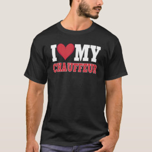 Chauffeur Carpooler Beruflicher Fahrer Private Li T-Shirt