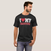 Chauffeur Carpooler Beruflicher Fahrer Private Li T-Shirt (Vorne ganz)