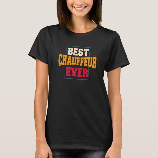Chauffeur Carpooler Professional Driver Private Li T-Shirt (Vorderseite)