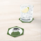 CHAUFFEUR CAT Pointy Hexagon Paper Untersetzer (Vor Ort)