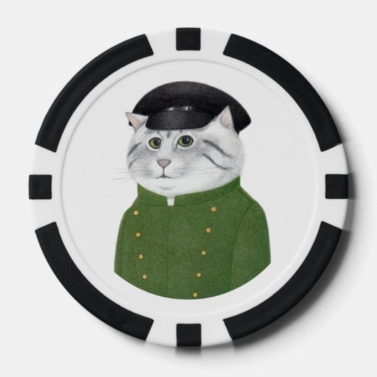 CHAUFFEUR CAT-Poker-Chips Pokerchips (Vorderseite)