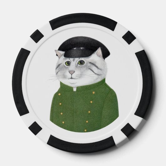 CHAUFFEUR CAT-Poker-Chips Pokerchips (Rückseite)