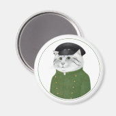 CHAUFFEUR CAT Round Magnet II (Vorderseite/Rückseite)