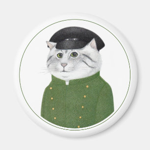 CHAUFFEUR CAT Round Magnet II