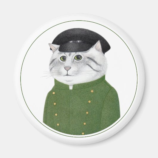 CHAUFFEUR CAT Round Magnet II (Vorne)