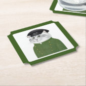 CHAUFFEUR CAT Ticket Paper-Untersetzer Untersetzer (angewinkelt)