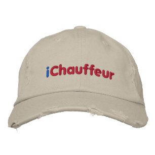 Chauffeur, Customize Me! Bestickte Baseballkappe