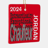 Chauffeur Extraordinaire CUSTOM Keramikornament (Rechts)