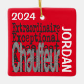 Chauffeur Extraordinaire CUSTOM Keramikornament (Vorderseite)