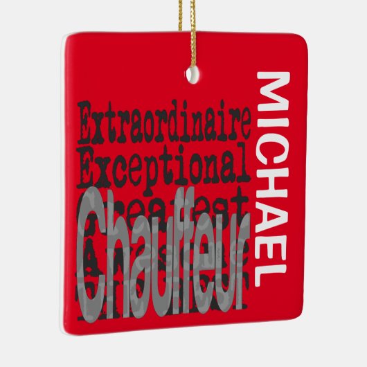 Chauffeur Extraordinaire CUSTOM Keramikornament (Rechts)