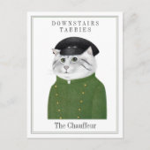 CHAUFFEUR KATZE Postkarte (Vorderseite)